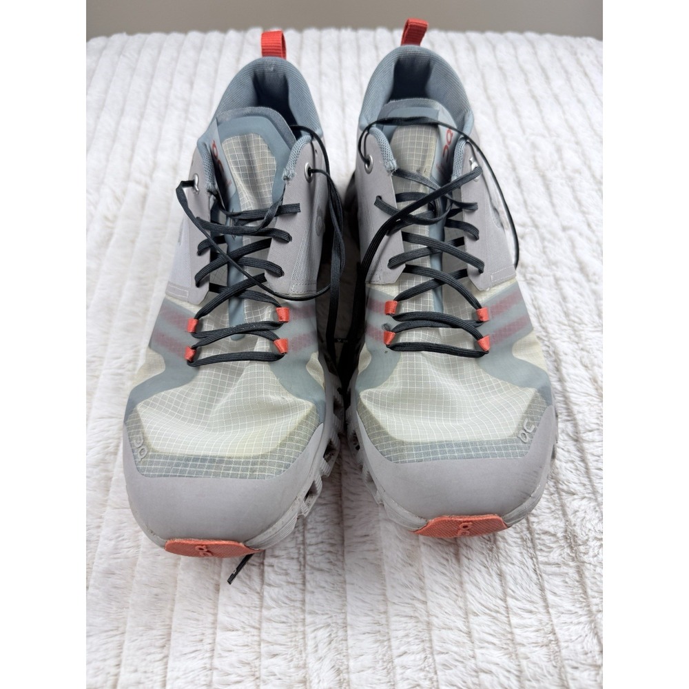 On Cloud Shoes X Shift Men's Size 8.5 Gray Alloy Red Running Hiking Sneakers - Picture 7 of 16